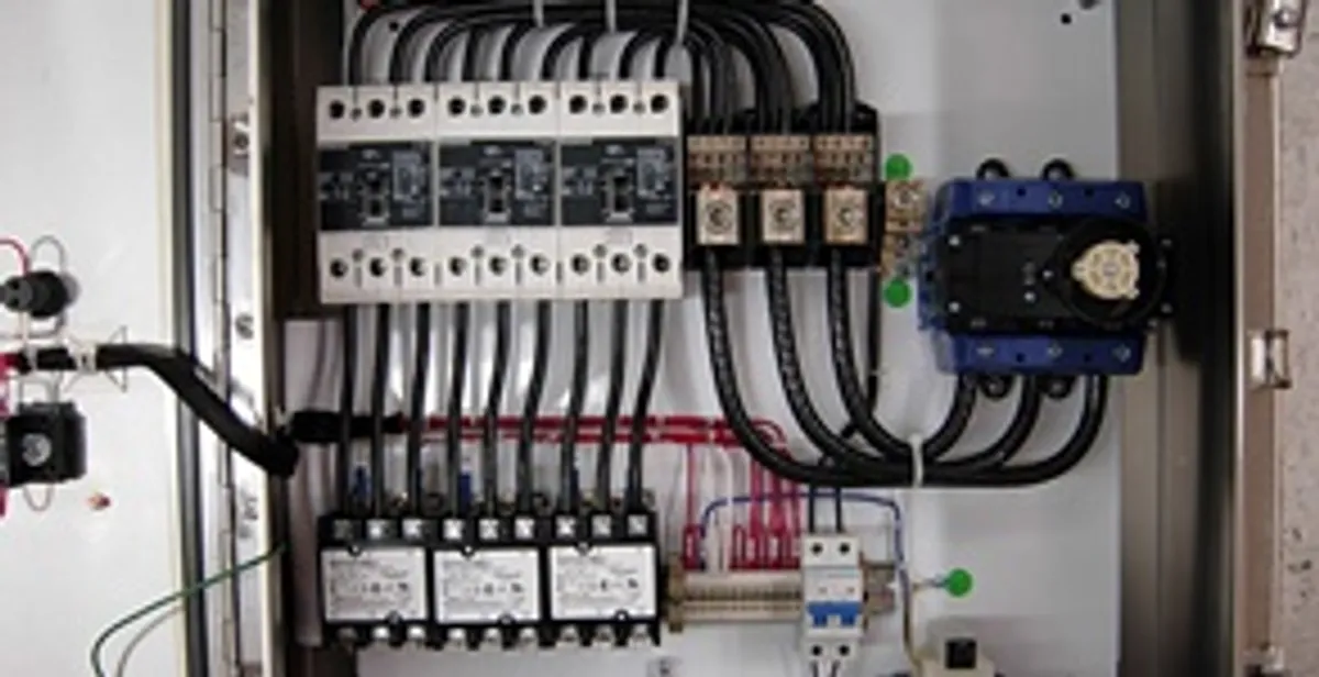 Electrical panel installation with organized circuit breakers and wiring in Houston, TX