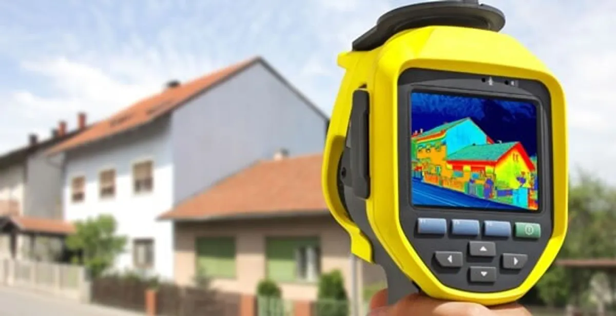home energy audit service performing exterior thermal inspection to identify energy loss in Houston, TX
